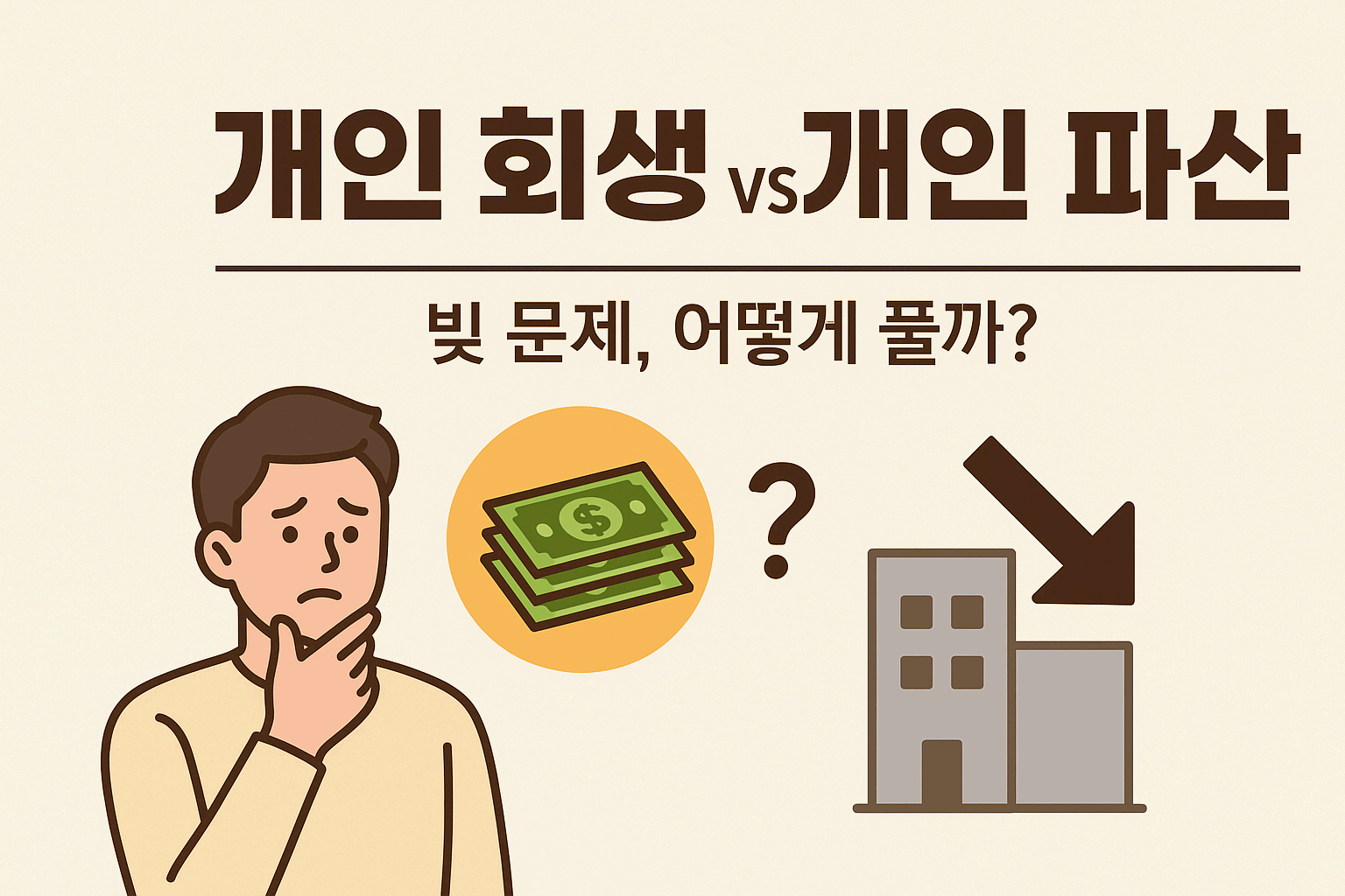 개인 회생 ,개인 파산: 빚 문제, 어떻게 풀까?