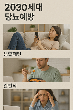 2030세대 당뇨예방 (생활패턴, 간편식, 스트레스)