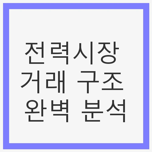 전력시장 개요