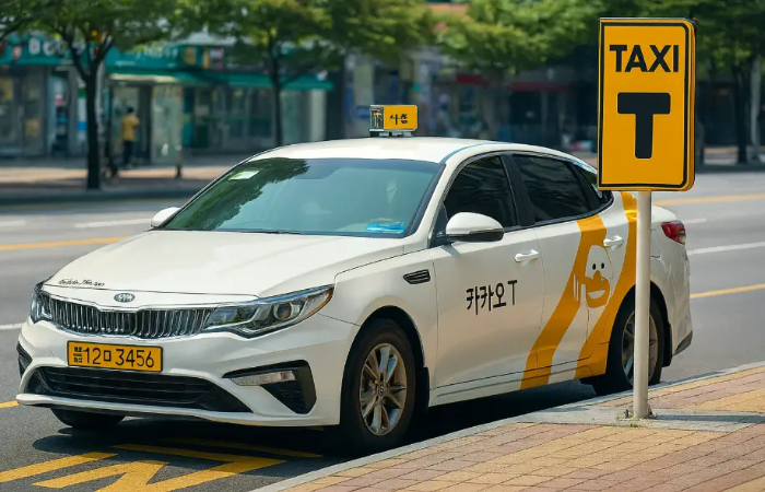카카오택시-도로