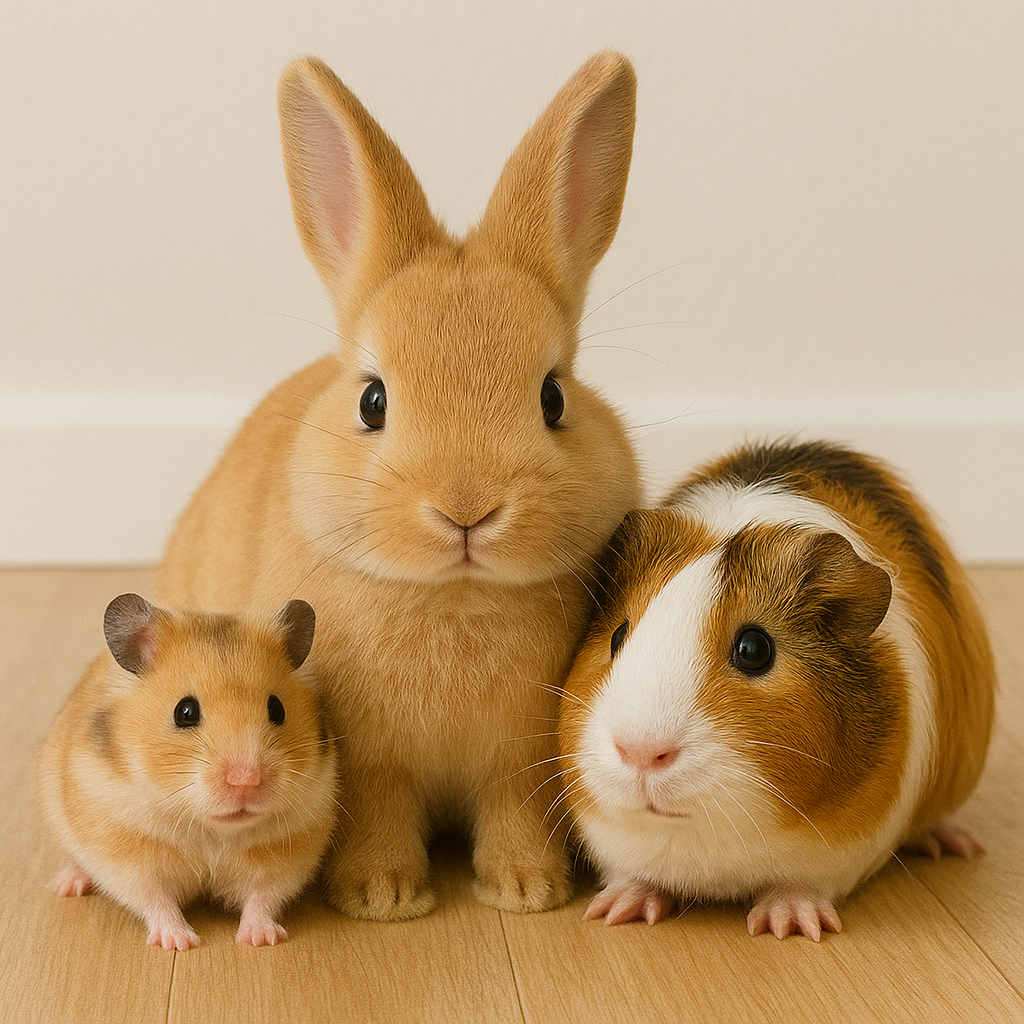 햄스터, 토끼, 기니피그 키우기