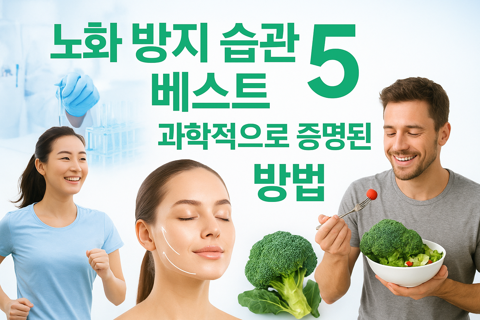 노화 방지 습관 베스트 5, 과학적으로 증명된 방법