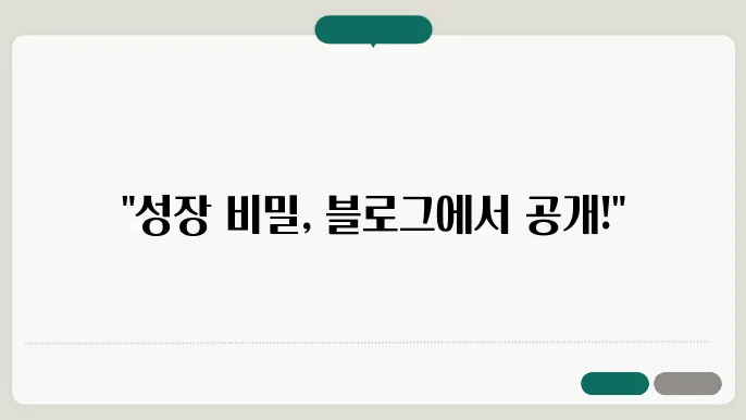 자기계발 블로그 운영하기: 나의 경험담