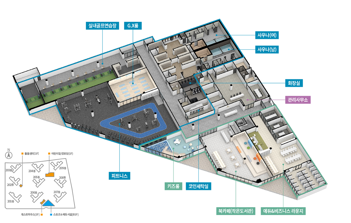 아산 더샵 탕정인피니티시티2차 - 커뮤니티