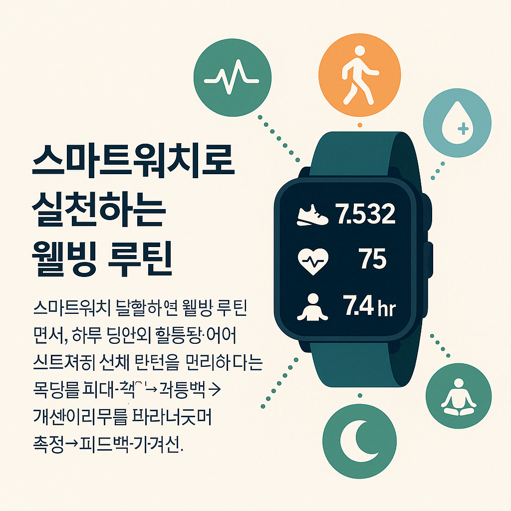 스마트워치로 관리하는 건강 습관