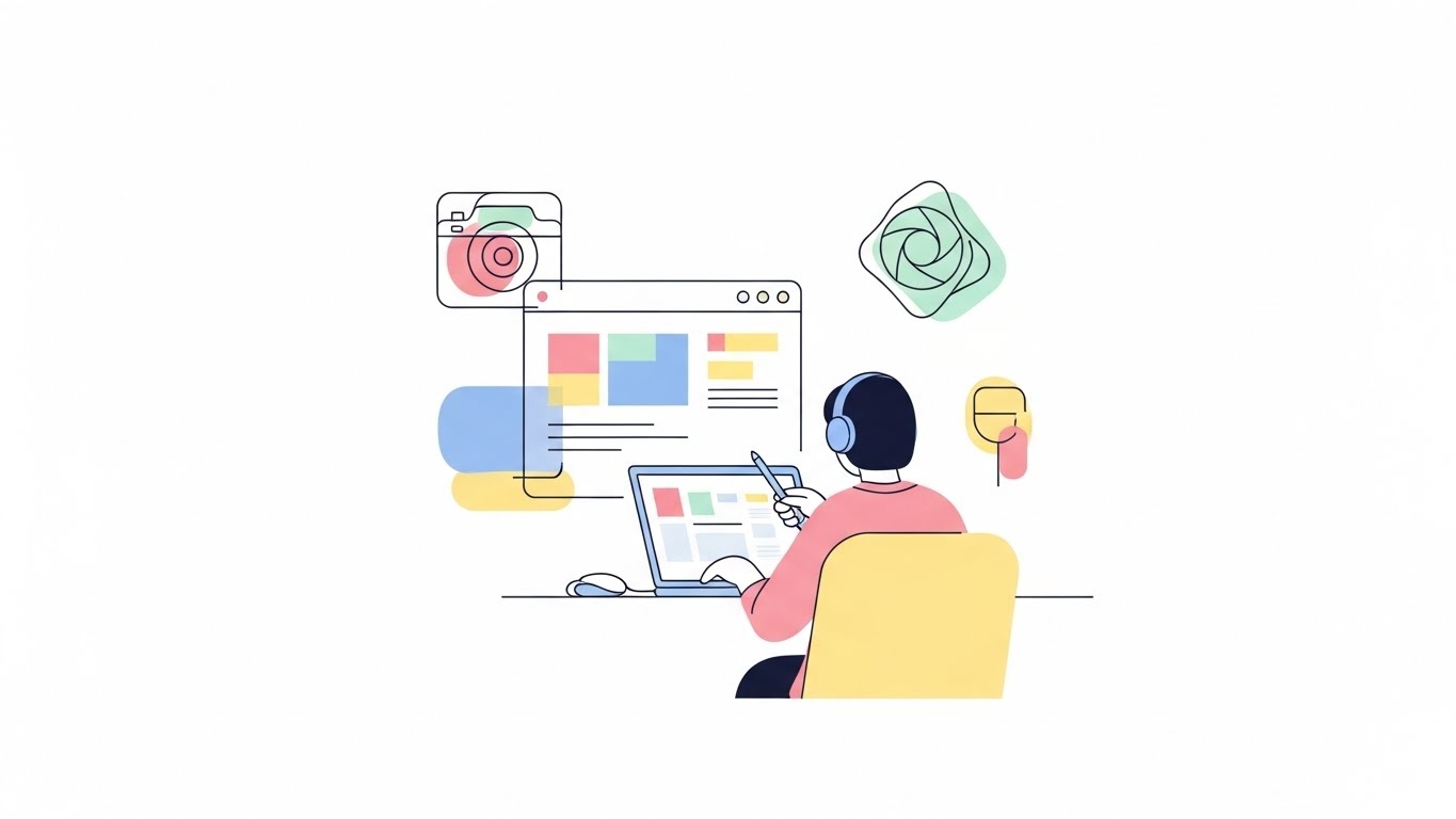 디지털 노마드로 온라인 커뮤니티로 연결된 모습, 관계 유지는 생존 전략입니다.