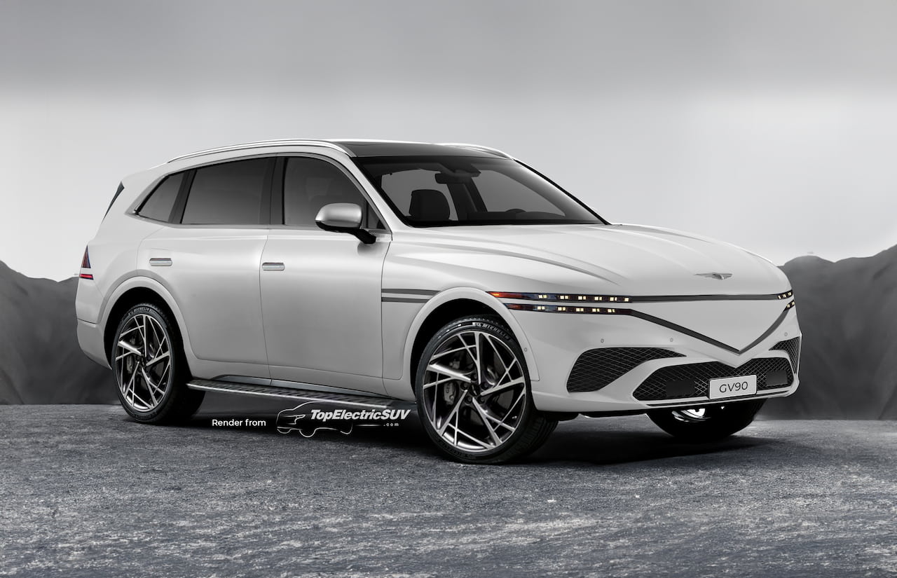 제네시스의 차세대 플래그십 럭셔리 전기 SUV 'GV90' 예상도가 등장해 이목을 끈다.