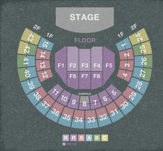 2023 김동률 콘서트 Melody 콘서트 좌석배치도