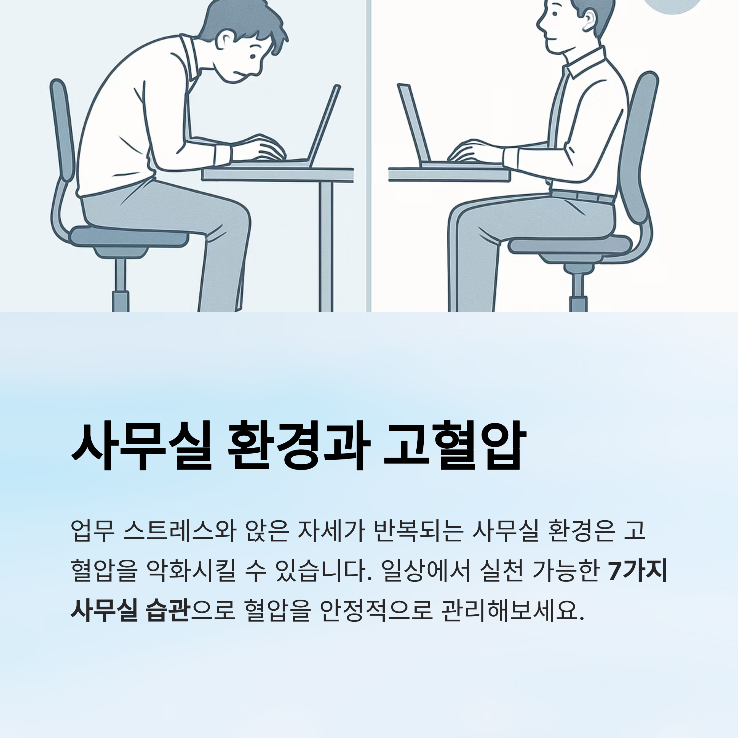 사무실 환경과 고혈압