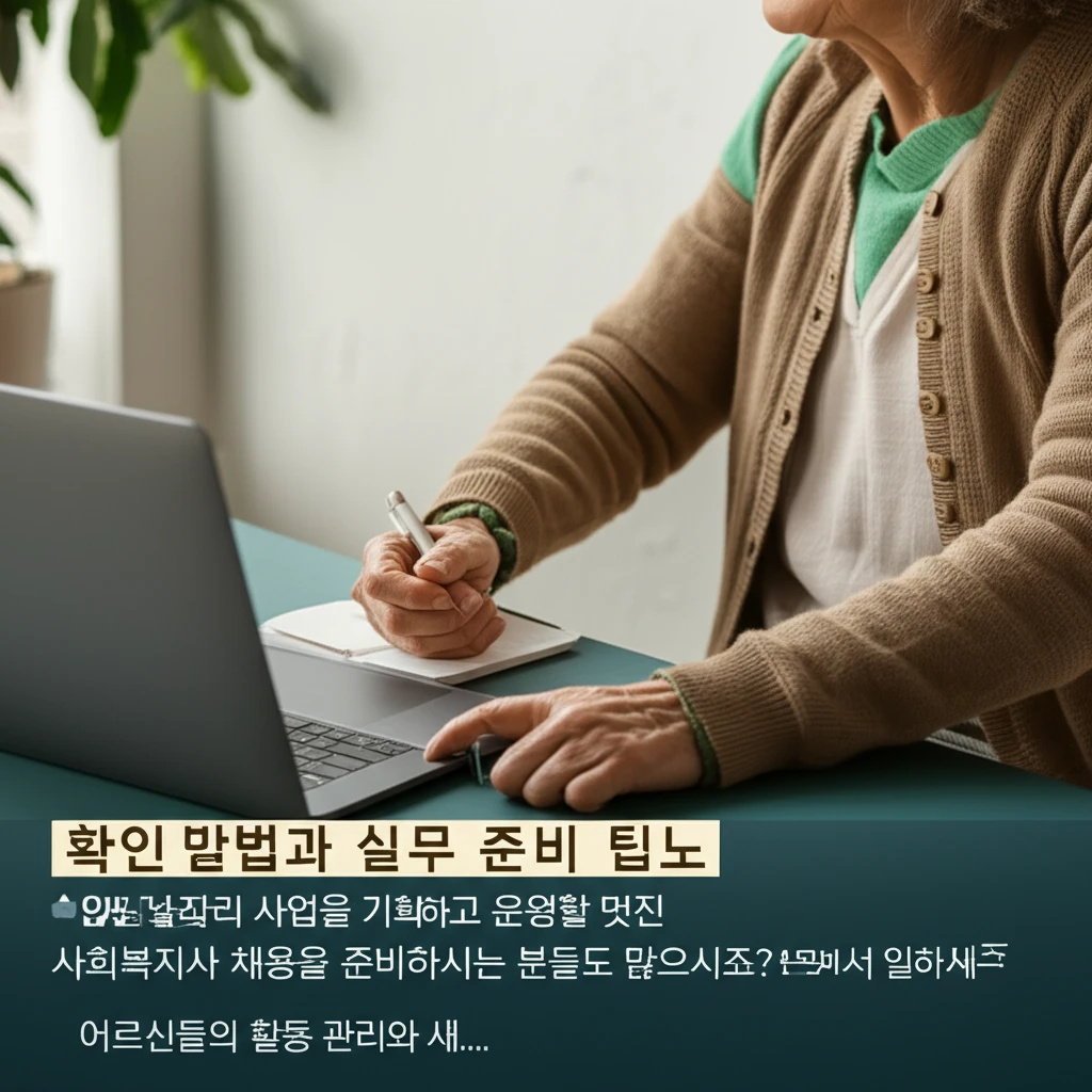 용산구 시니어클럽 노인일자리 참여 방..