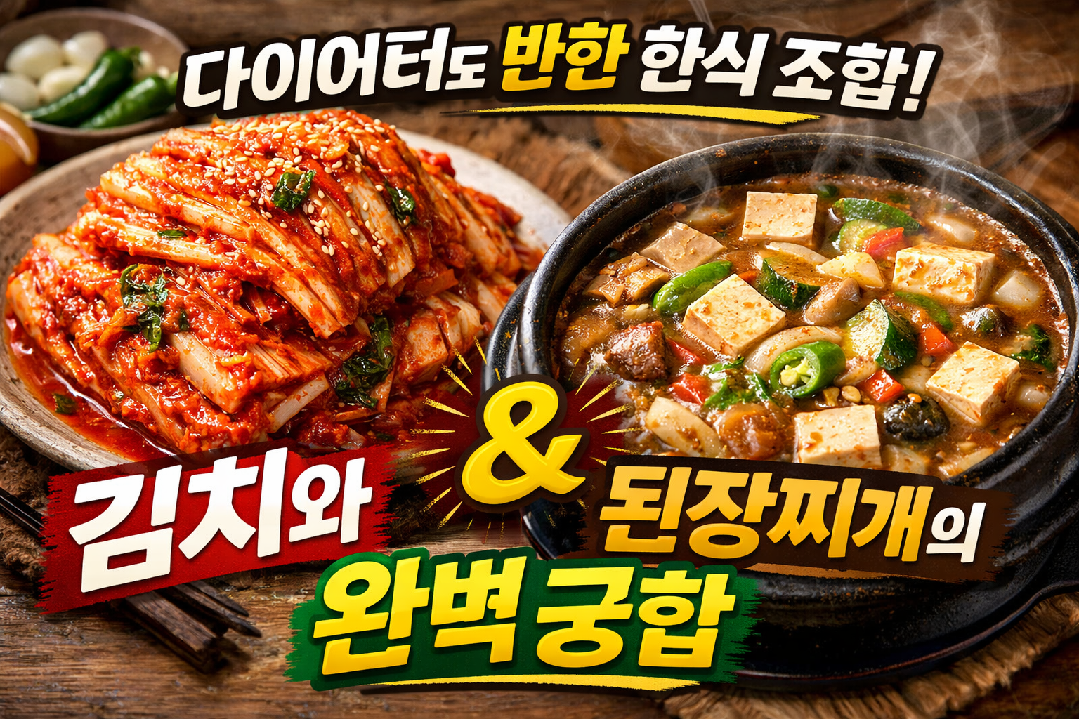 김치와 된장찌개