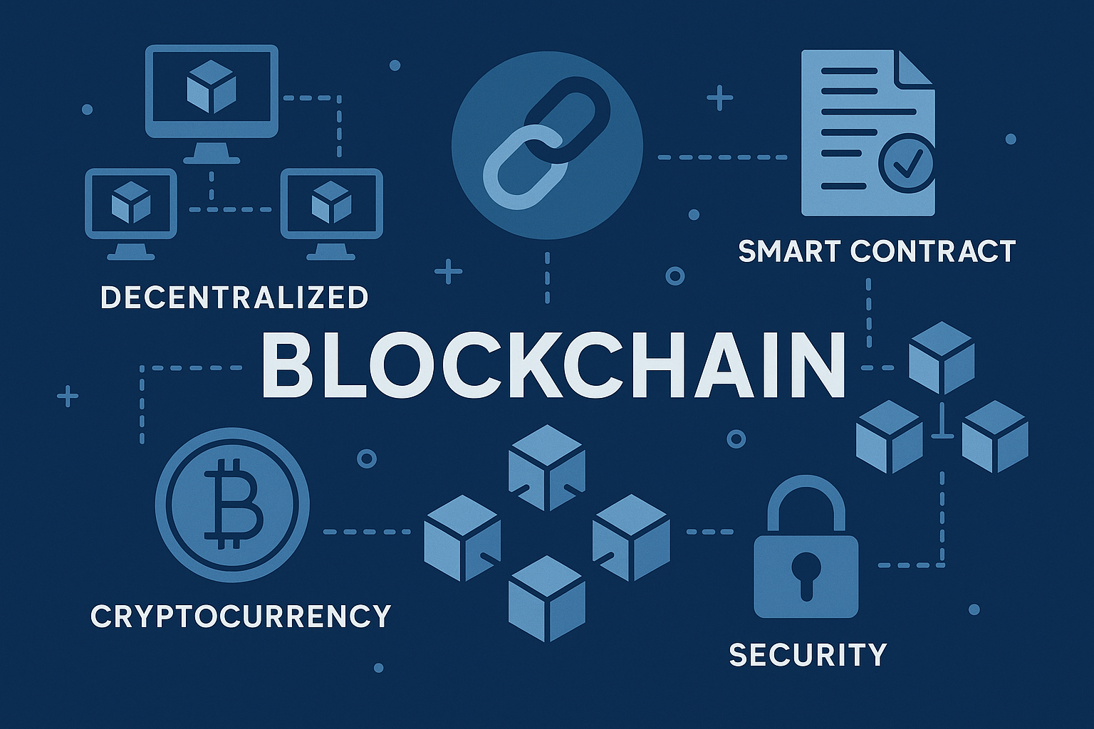 Blockchain infographic