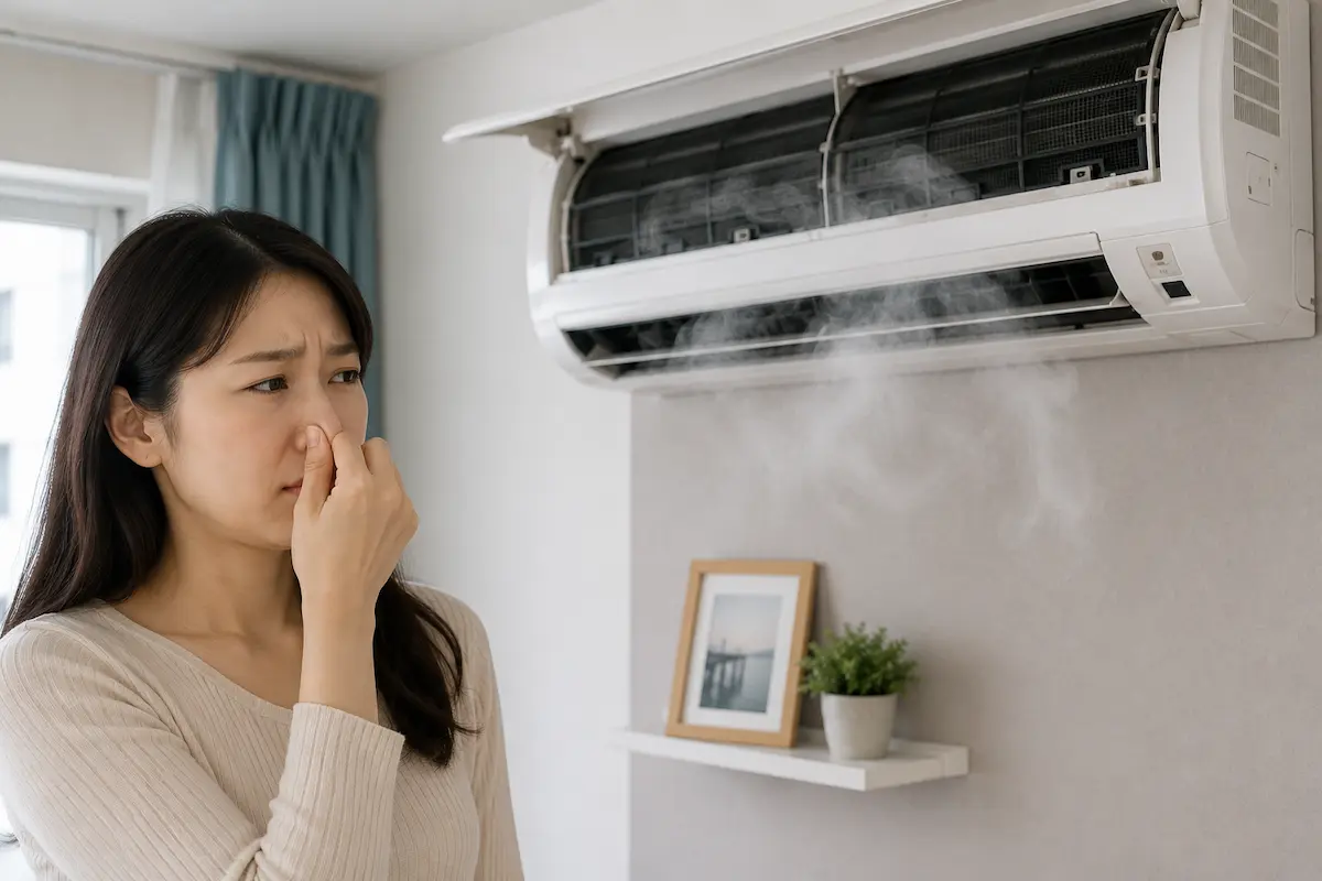 에어컨 냄새, 원인 없애는 방법