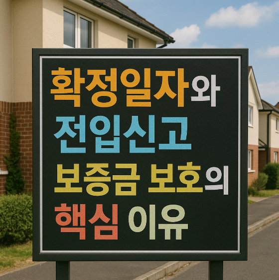 확정일자와 전입신고: 보증금 보호의 핵심 이유 🔑