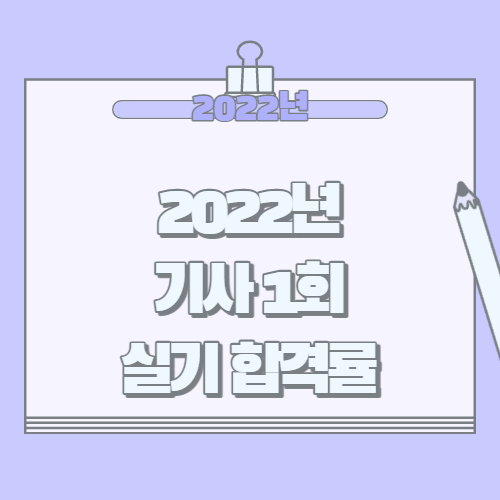 2022년 기사 실기 합격률