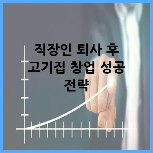직장인 퇴사 후 고기집 창업 성공 전략