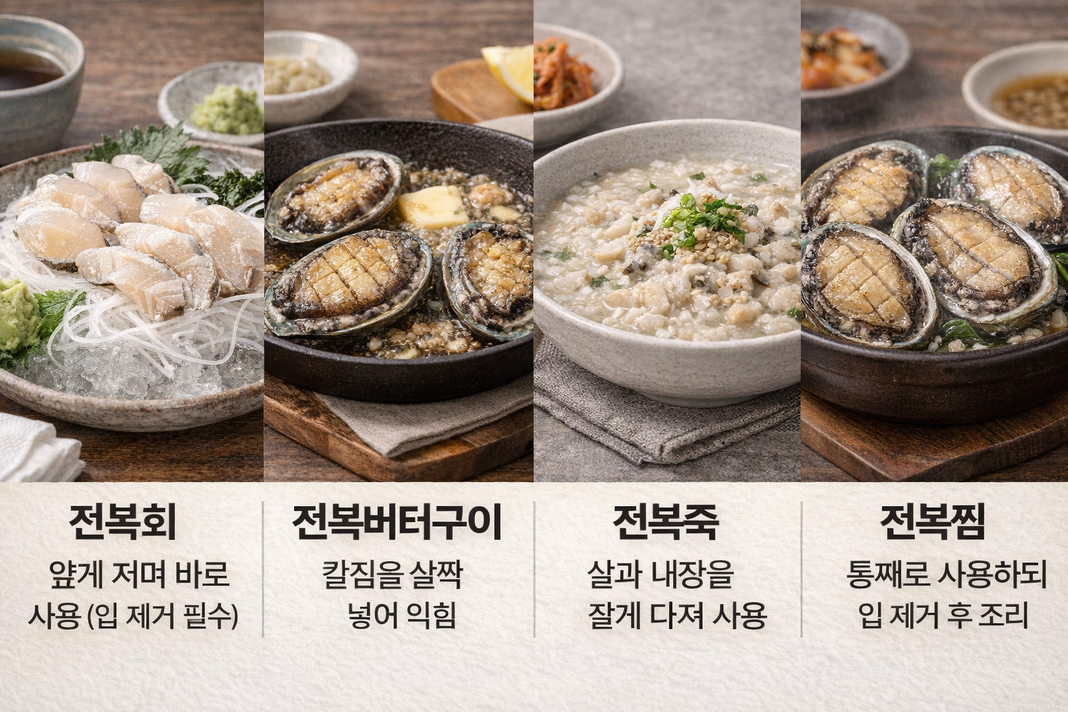 전복 요리