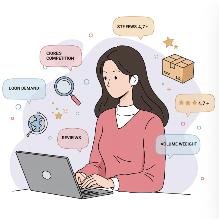 니치 찾기: 리서치·검증·초기SKU