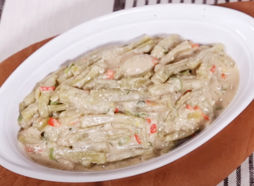 궁채나물 들깨볶음