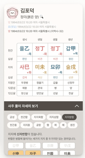 포스텔러 만세력