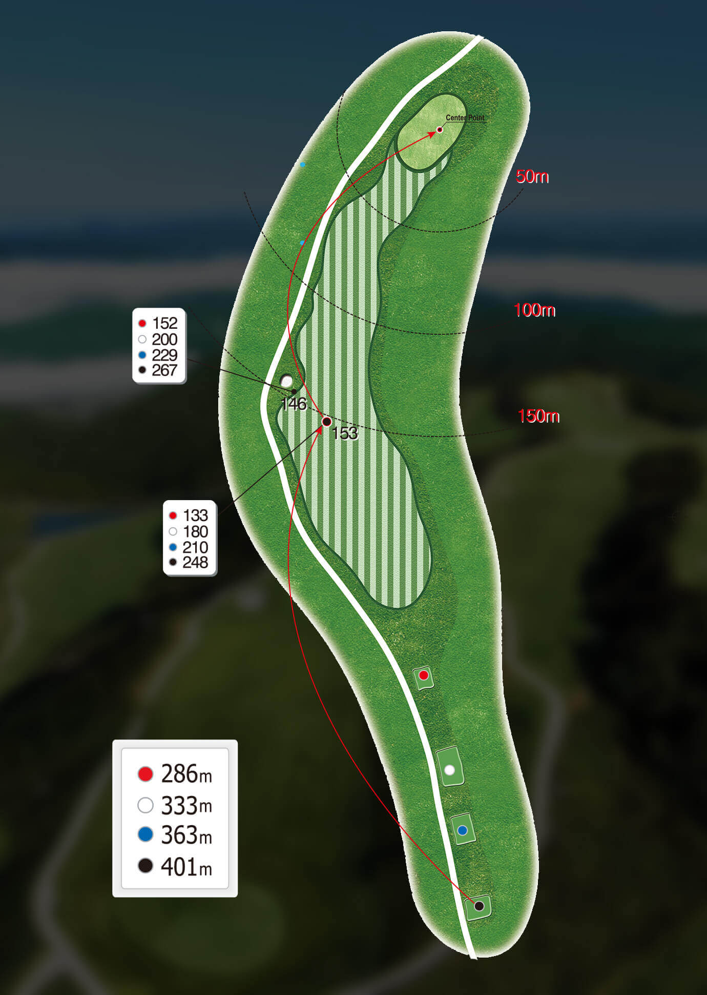 V 코스 1 Hole