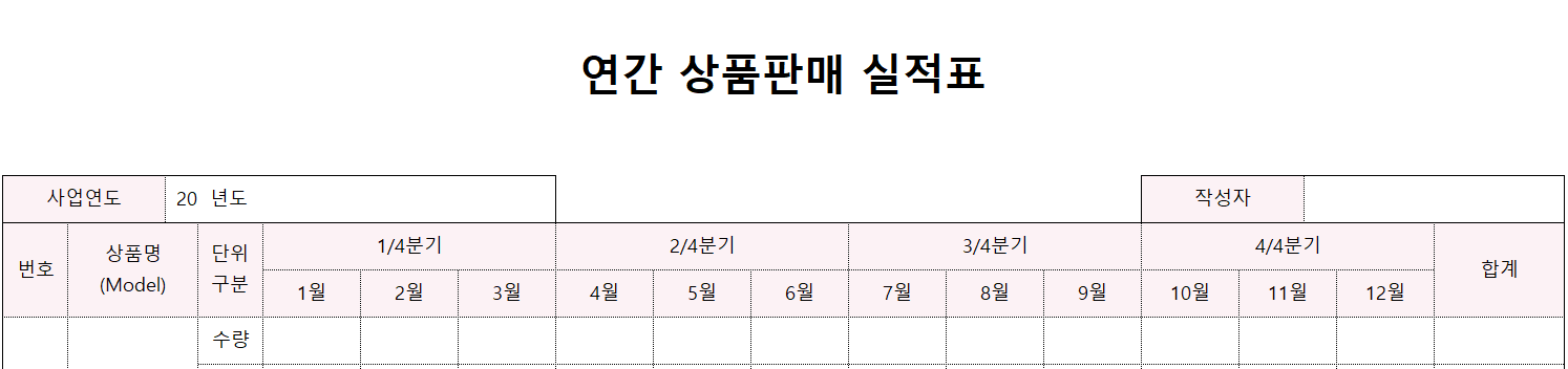 연간상품판매실적표-양식-이미지