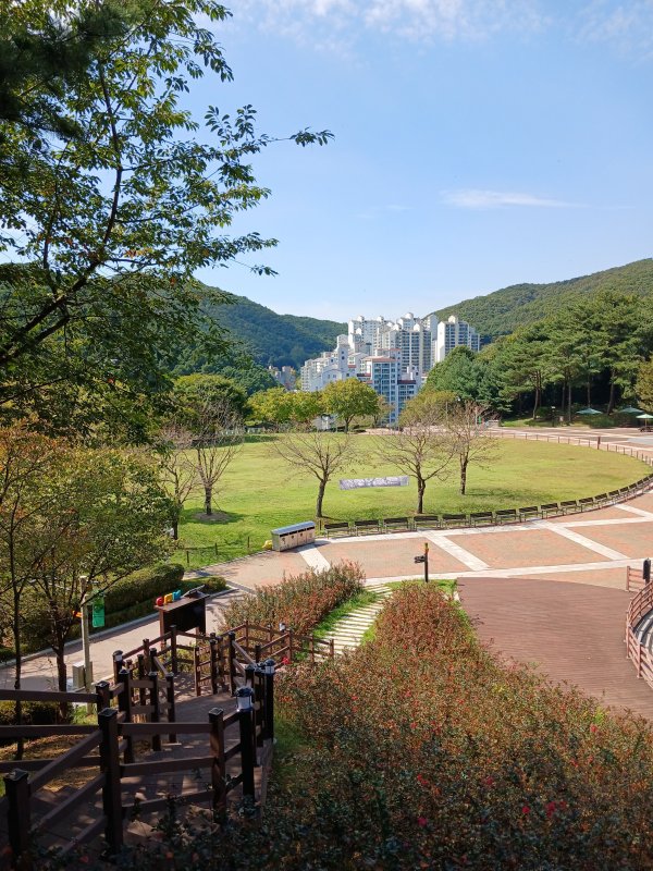 병목안 정자에서 바라본 풍경