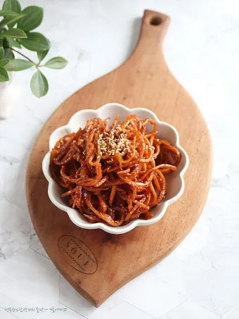 진미 오징어채 고추장 볶음요리 밑반찬 레시피_4