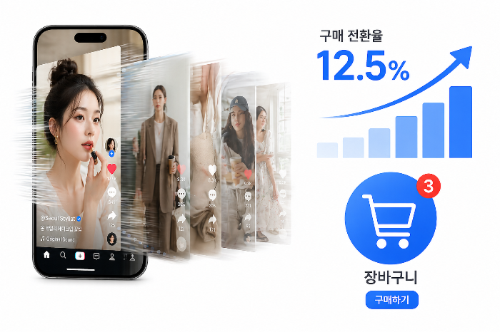 숏폼 시대 콘텐츠 수익이 조회수에서 전환율로 이동하는 이미지