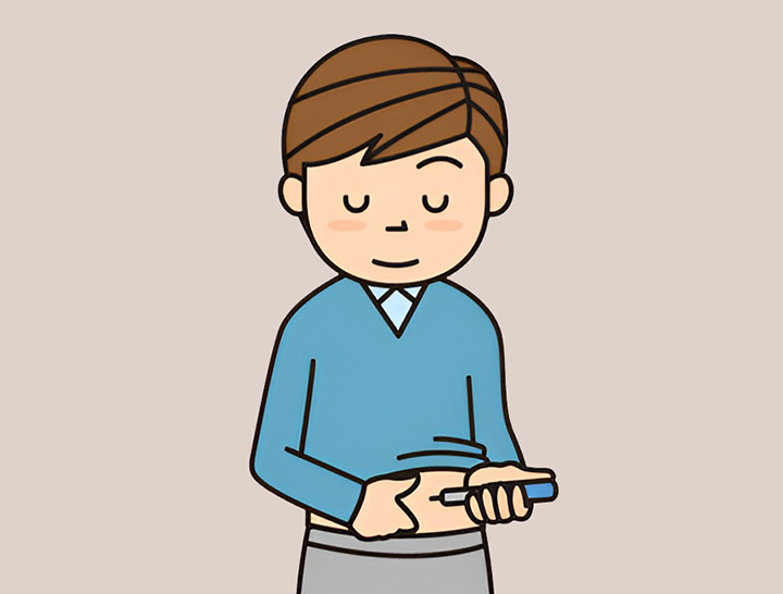 당뇨수치-확인하는-남성