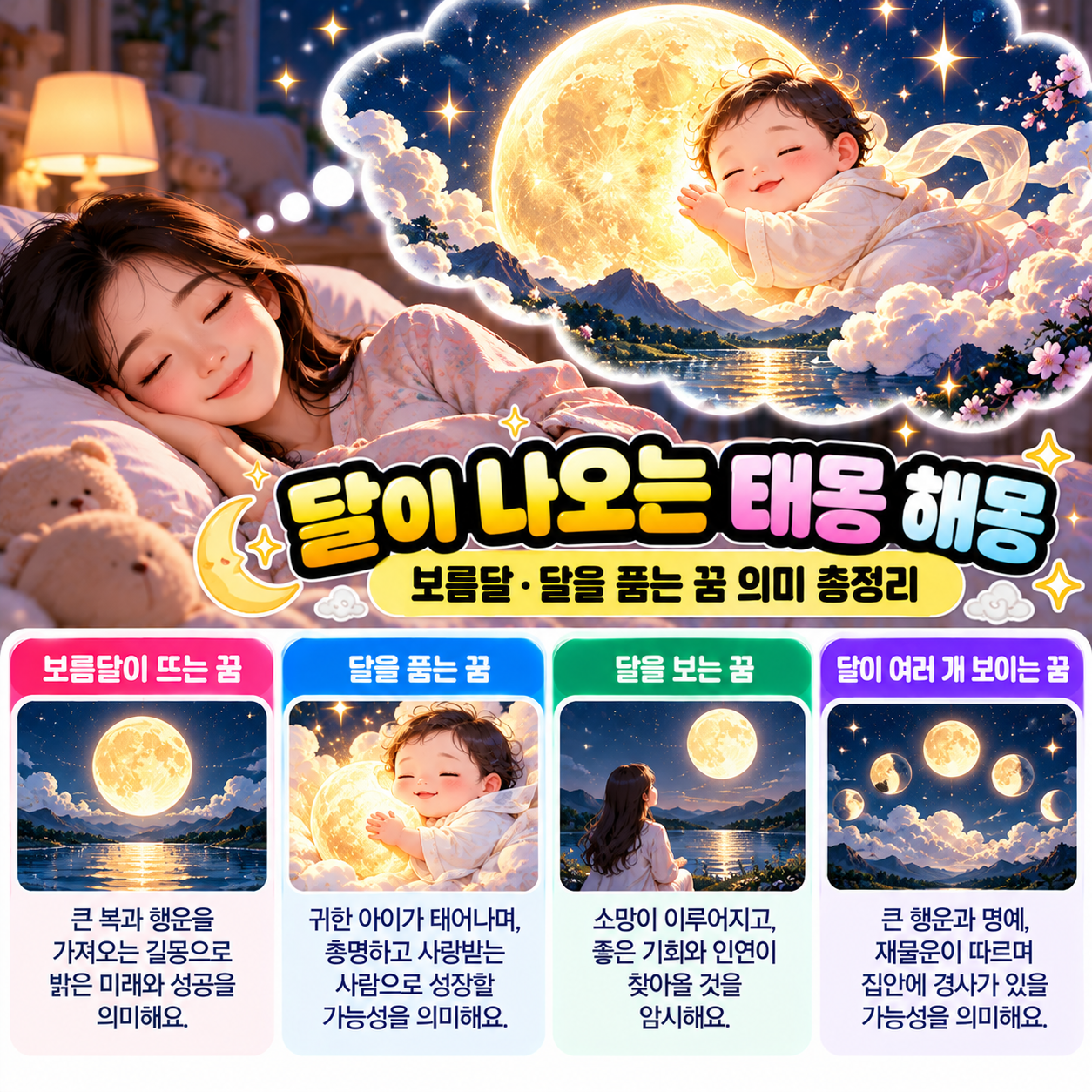 달이 나오는 태몽