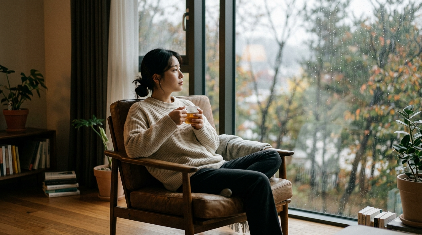 사람은 생각보다 자주 창밖을 바라보게 됩니다