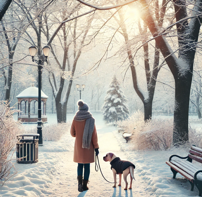 겨울철반려견산책