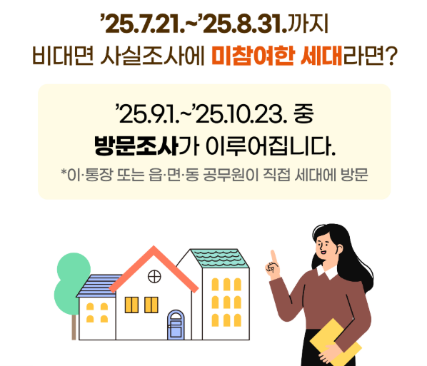 2025 주민등록 사실조사