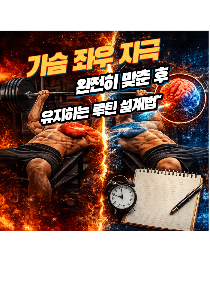 가슴 좌우 자극 완전히 맞춘 후 유지하는 루틴 설계법: