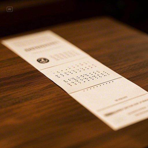 시각장애인을 위한 점자 투표용지: 참정권 보장