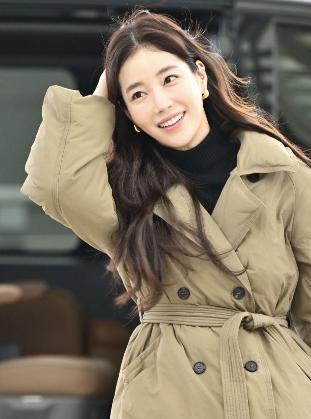 기은세 공항패션