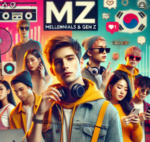 MZ세대 이미지
