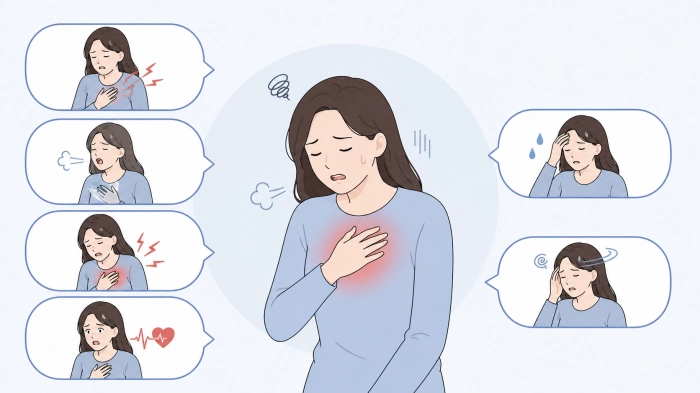 가슴이 답답한 증세