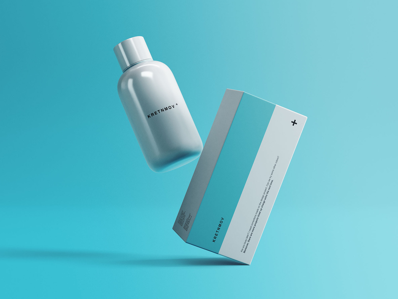 Medical Packaging Mockup(의약품 포장 목업)