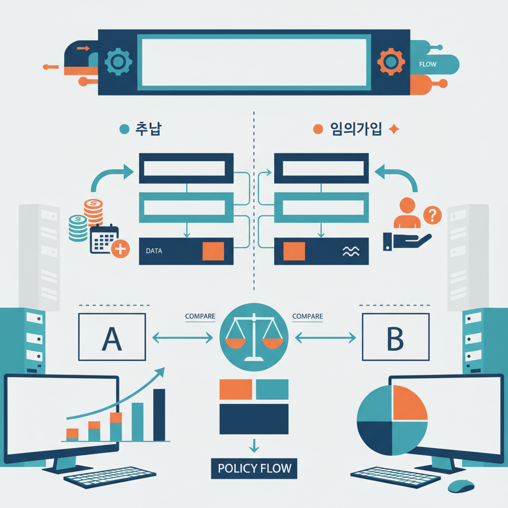 추납과 임의가입의 정의 및 제도 비교