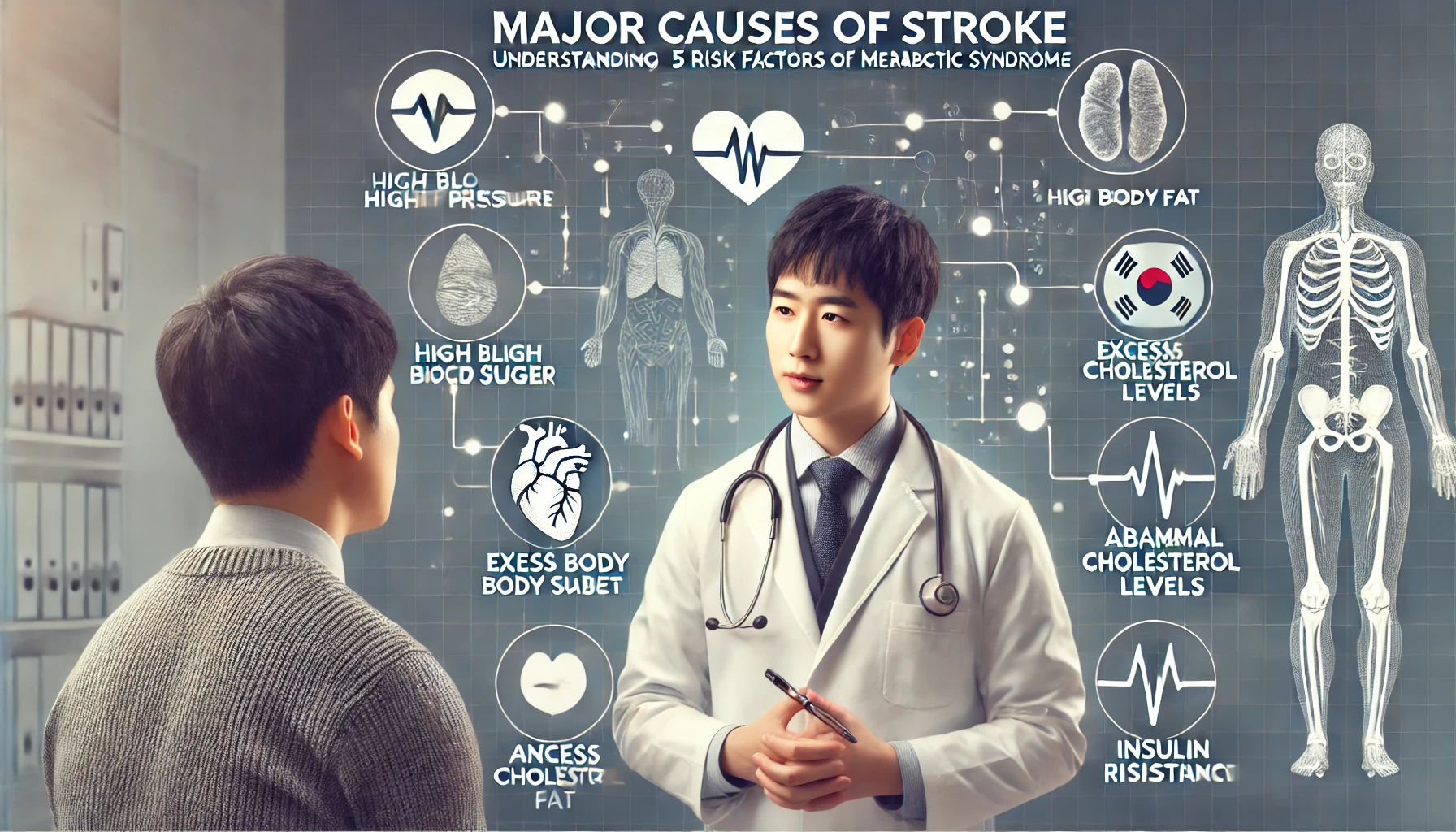 뇌졸중의 주요 원인, 대사 증후군의 5가지 위험 요소 알아보기