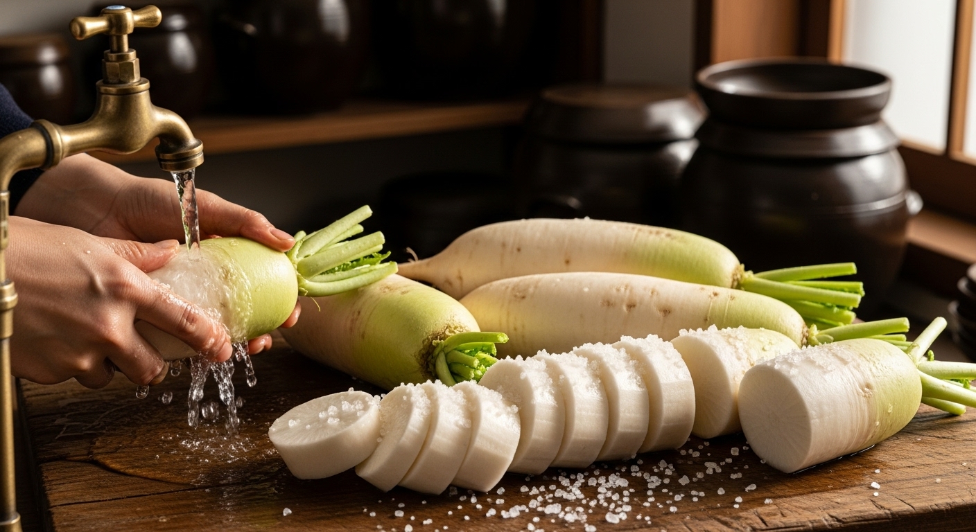 동치미 맛있게 담는법