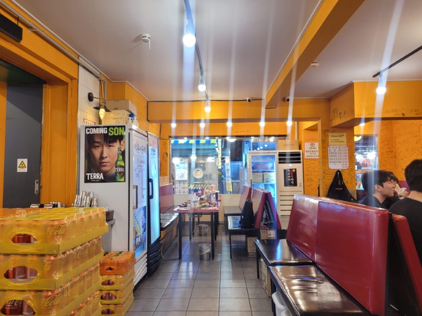 구리전통시장 원조삼촌네곱창 매장 내부 분위기