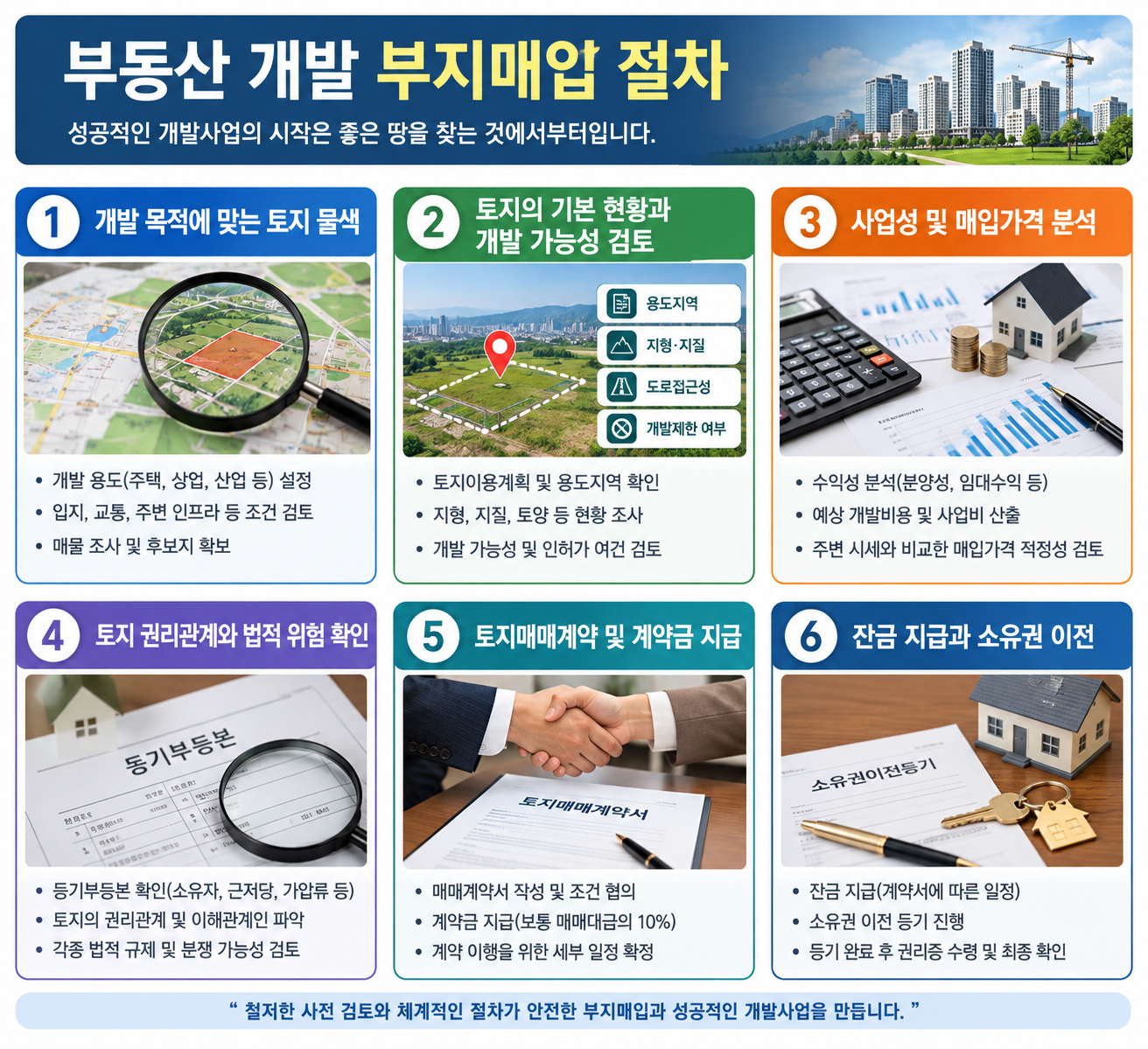 부동산 개발 부지매입 절차