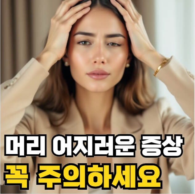 머리가 어지러운 증상