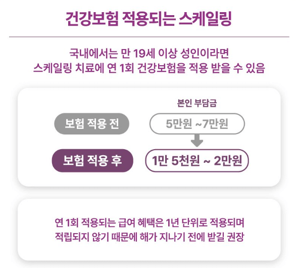 스케일일 주기 비용 주의사항 건강보험 적용 치과 시술 항목