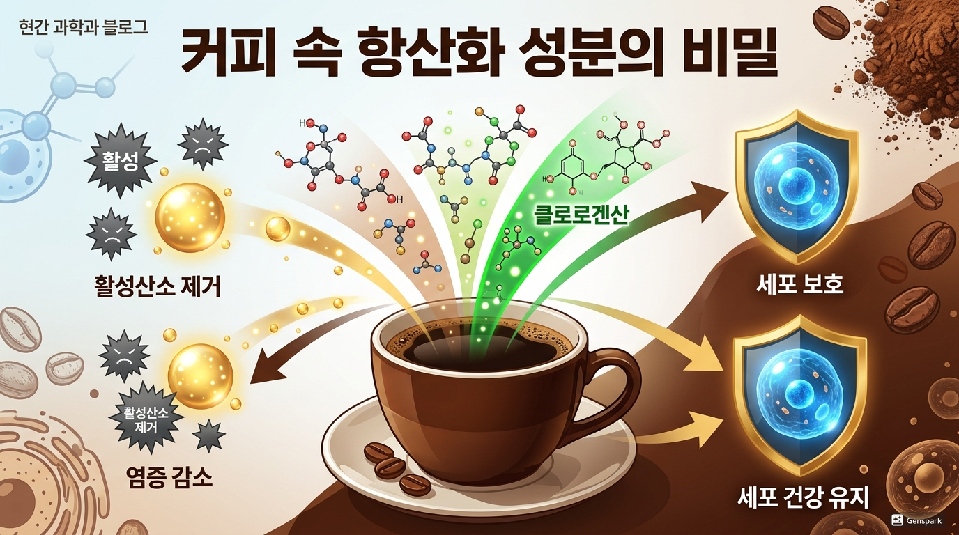 커피 속 항산화 성분의 비밀