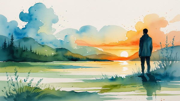 INFJ는 타인의 감정을 민감하게 읽으며 조화를 중요하게 여기지만, 동시에 내면에서는 독립성과 진정성을 갈망합니다에 관한 그림