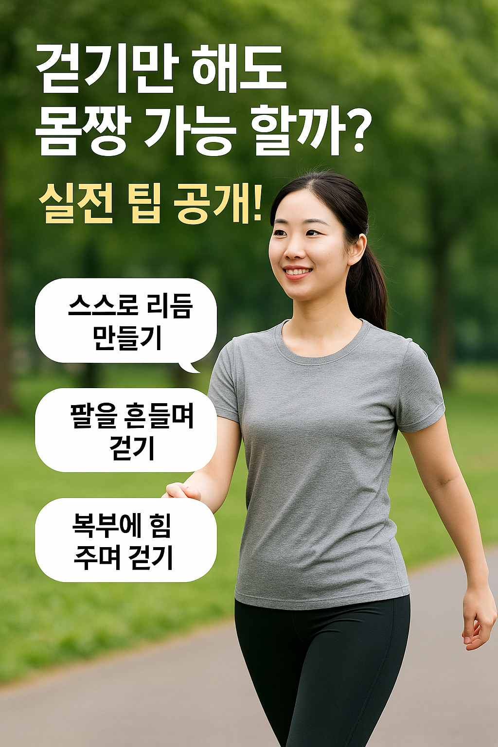 걷기만 해도 몸짱 가능 할까? 관련 이미지 입니다.